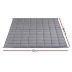 Giselle 6.8KG Weighted Blanket Adults Kid Anti Anxiety Gravity Blankets Sherpa Fleece - Image 2