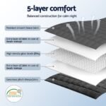 Giselle 9KG Weighted Blanket Adults Kid Anti Anxiety Gravity Blankets Sherpa Fleece - Image 6