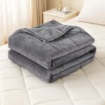 Giselle 9KG Weighted Blanket Adults Kid Anti Anxiety Gravity Blankets Sherpa Fleece - Image 7